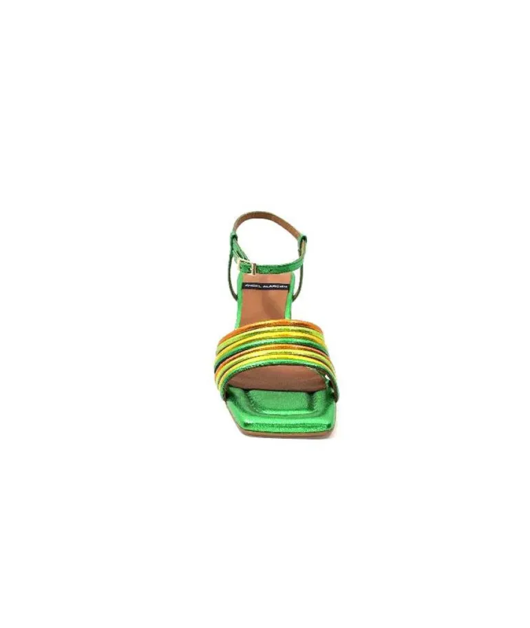 Angel Alarcon 23042 Cuir Metal Vert