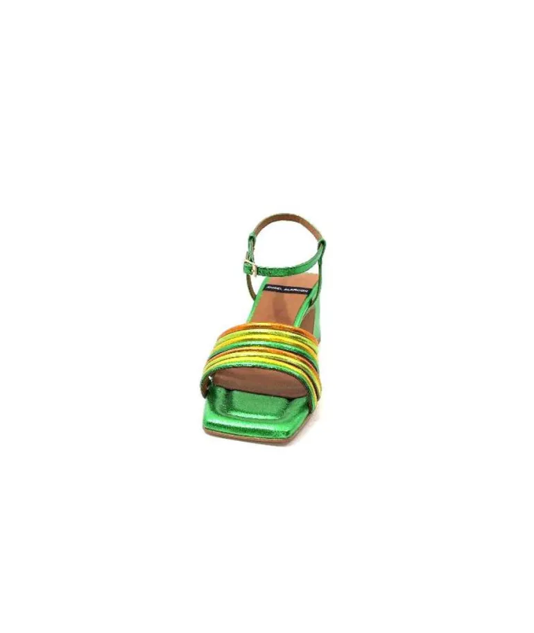 Angel Alarcon 23042 Cuir Metal Vert