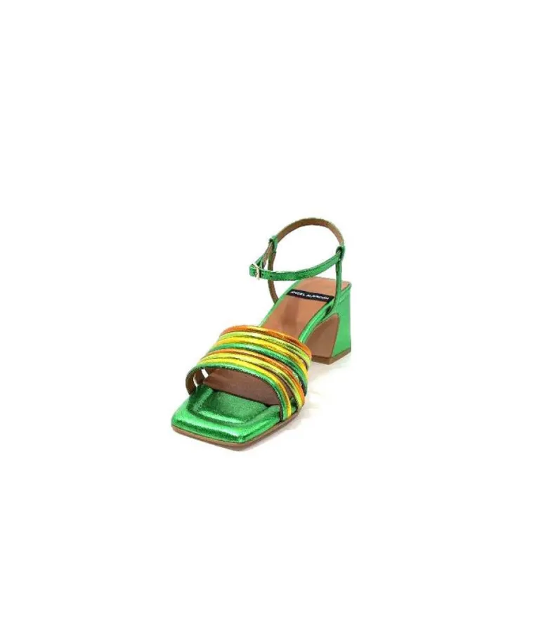 Angel Alarcon 23042 Cuir Metal Vert