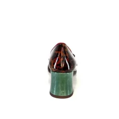 Chie Mihara Meisen Cuir Marron Rouge Vert