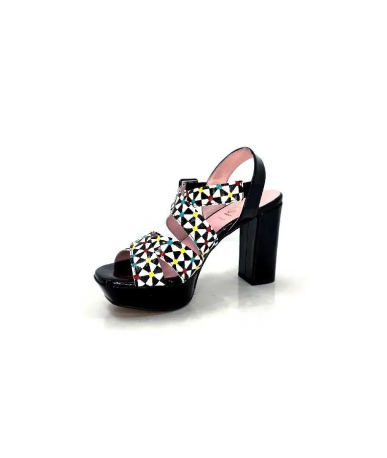Dansi 5580 Duma Cuir Noir Multi