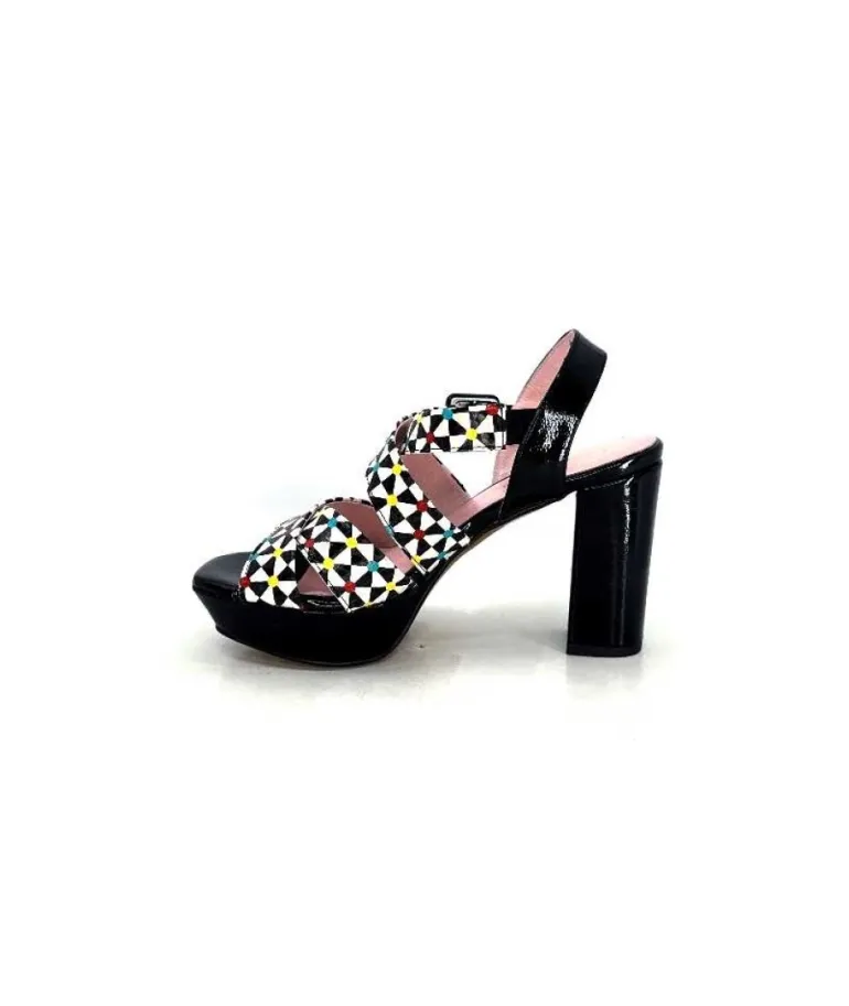 Dansi 5580 Duma Cuir Noir Multi