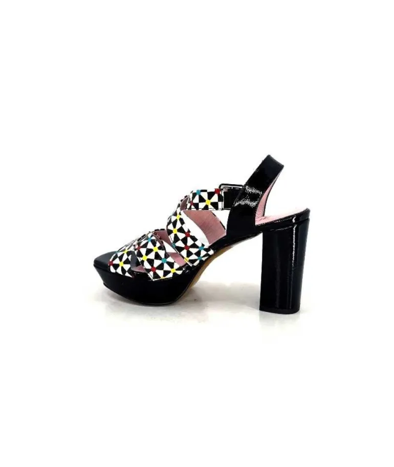 Dansi 5580 Duma Cuir Noir Multi