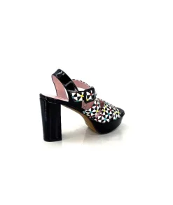 Dansi 5580 Duma Cuir Noir Multi