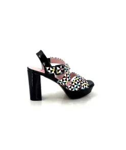 Dansi 5580 Duma Cuir Noir Multi