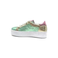 Elue Par Nous Nany Cuir Metal Vert