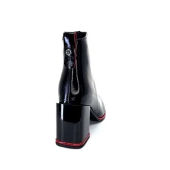 Elue Par Nous Paella Cuir Noir Vernis
