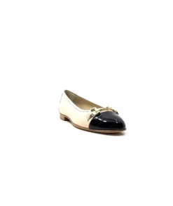 Fratelli Rosana 02 Cuir Beige Vernis Noir
