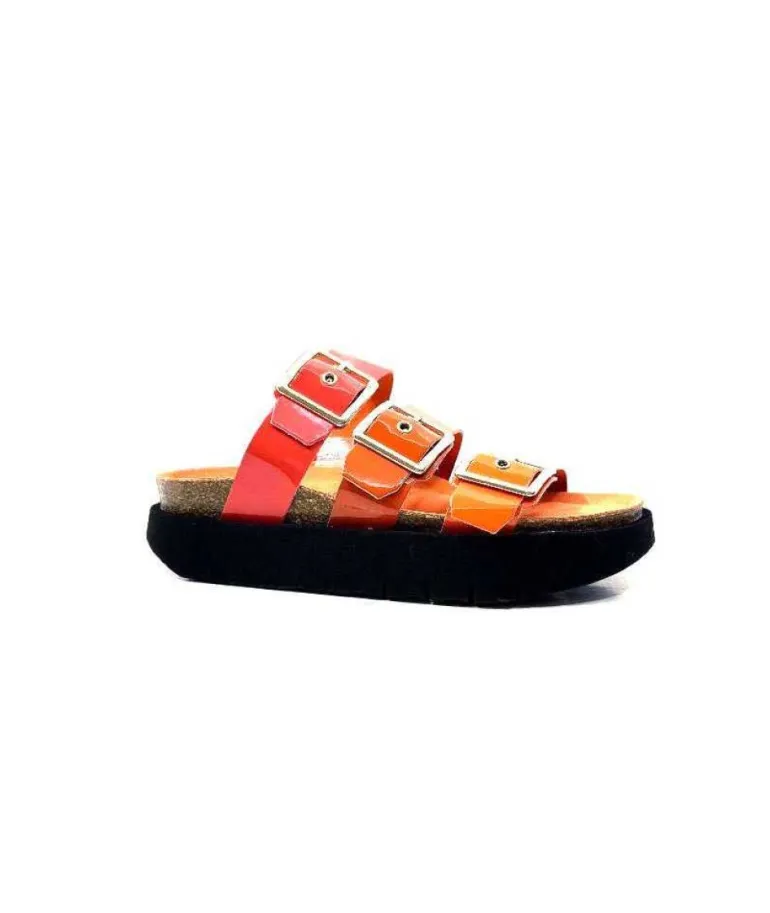 Genuins G104873 Cuir Vernis Orange