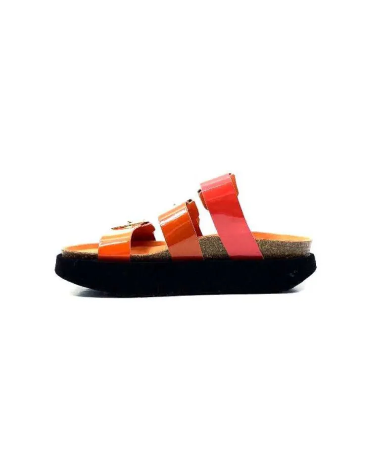 Genuins G104873 Cuir Vernis Orange