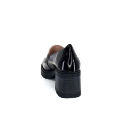 Hispanitas Chi 232965 Everest Cuir Vernis Noir Cuir Vert & Beige