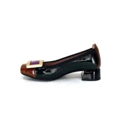 Hispanitas Chi 233141 Salma Cuir Vernis Vert Cuero Fushia