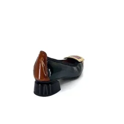 Hispanitas Chi 233141 Salma Cuir Vernis Vert Cuero Fushia
