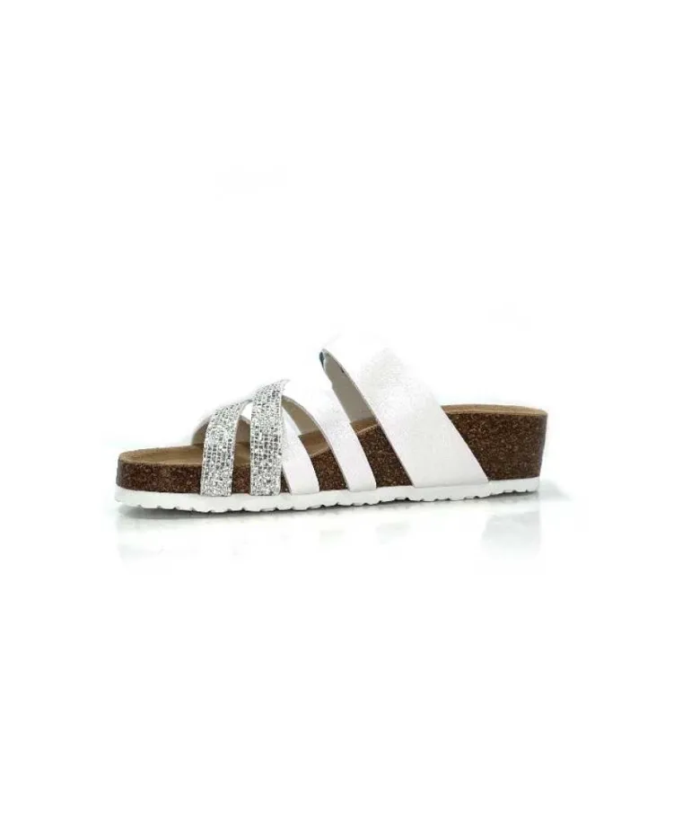 Ivoire 2115 Cuir Blanc Argent