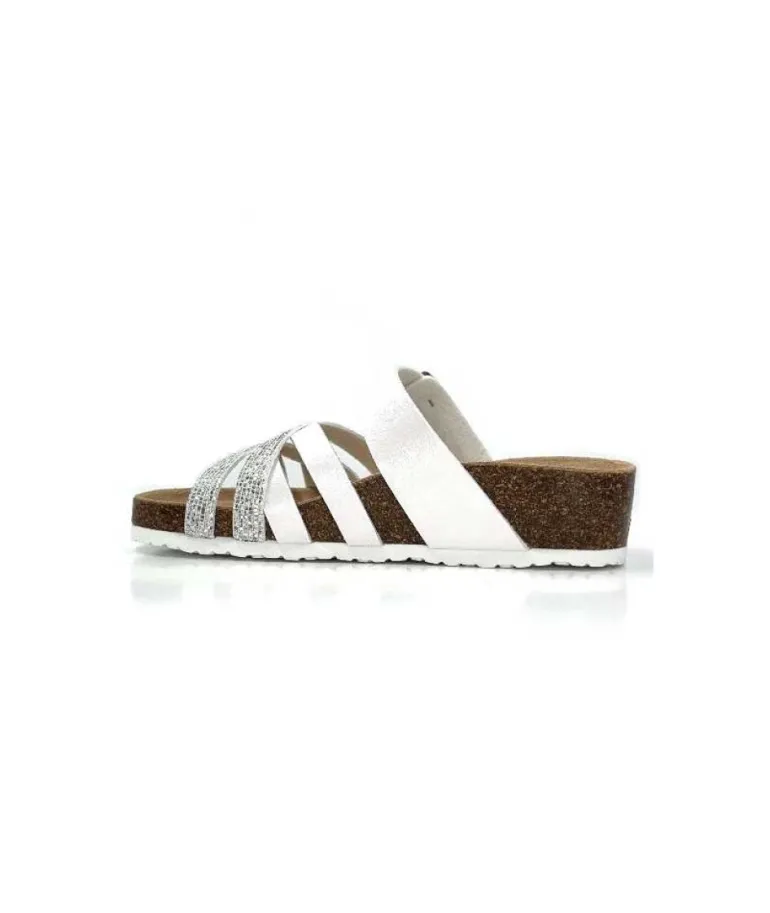 Ivoire 2115 Cuir Blanc Argent