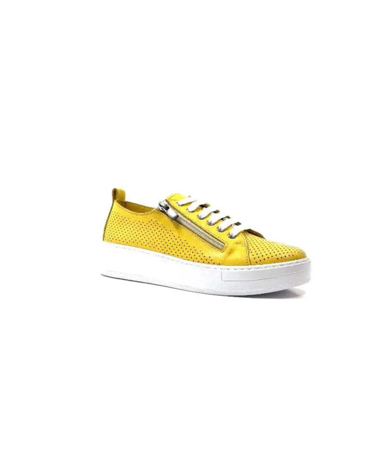 Ivoire 382.510 Cuir Jaune Moutarde