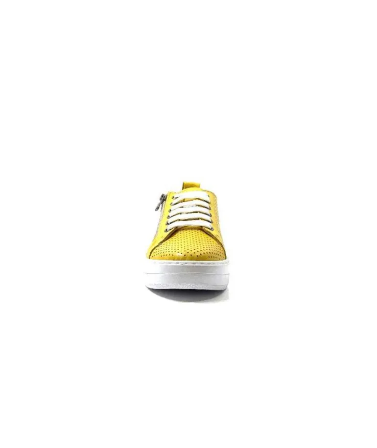Ivoire 382.510 Cuir Jaune Moutarde