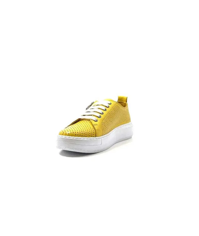 Ivoire 382.510 Cuir Jaune Moutarde