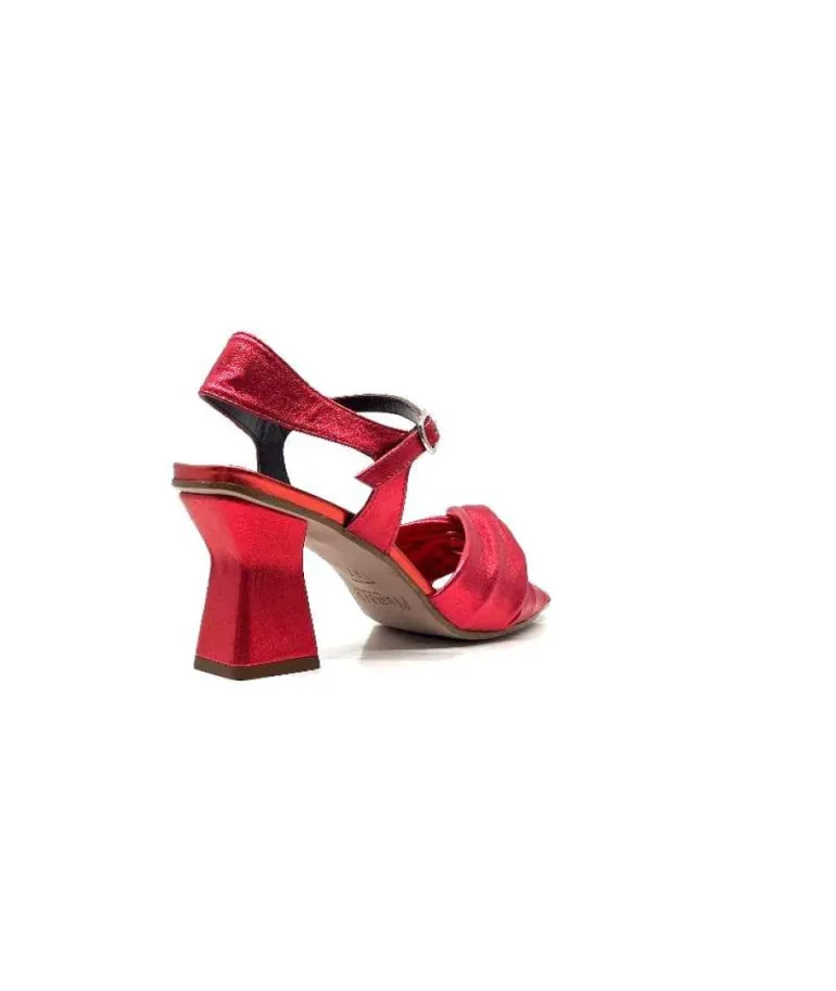 Ivoire 3716 Cuir Metal Rouge