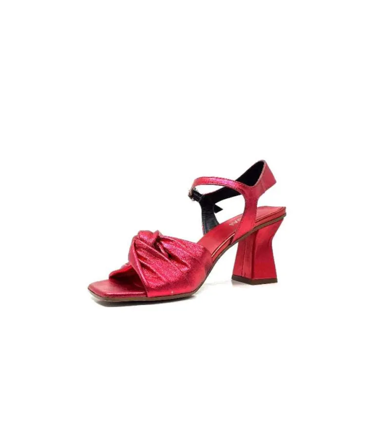 Ivoire 3716 Cuir Metal Rouge