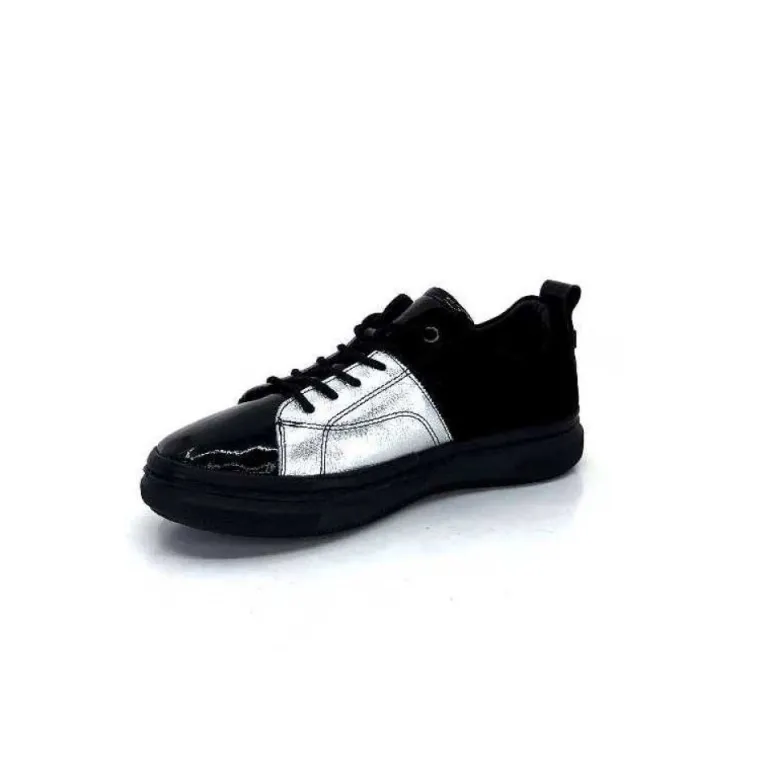 Ivoire 500-353 Cuir Noir & Argente