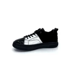 Ivoire 500-353 Cuir Noir & Argente