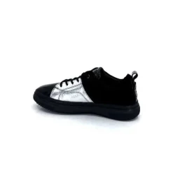 Ivoire 500-353 Cuir Noir & Argente