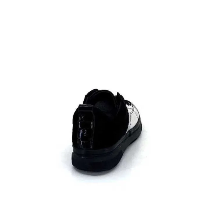 Ivoire 500-353 Cuir Noir & Argente