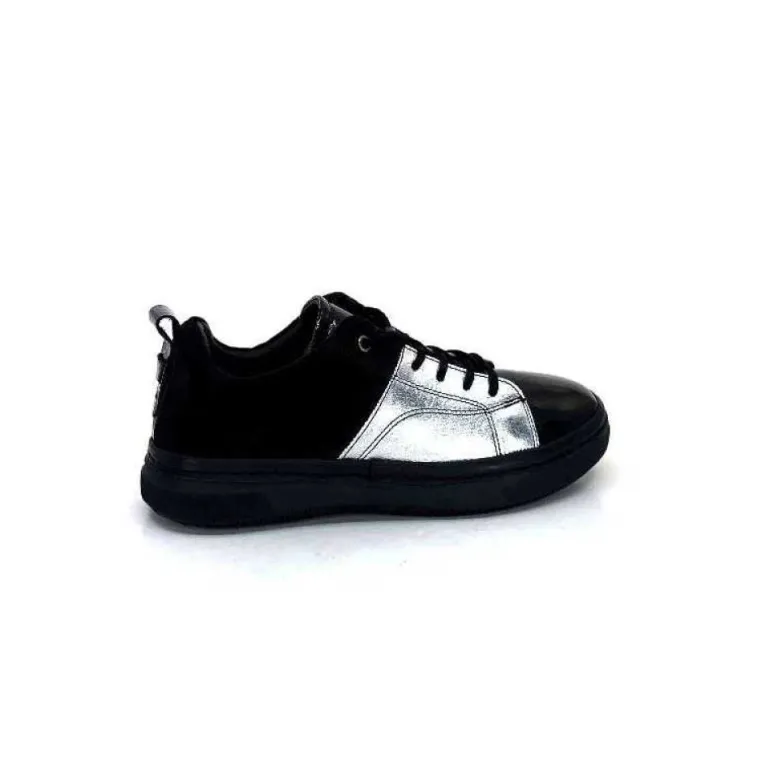 Ivoire 500-353 Cuir Noir & Argente