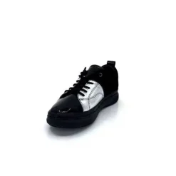 Ivoire 500-353 Cuir Noir & Argente