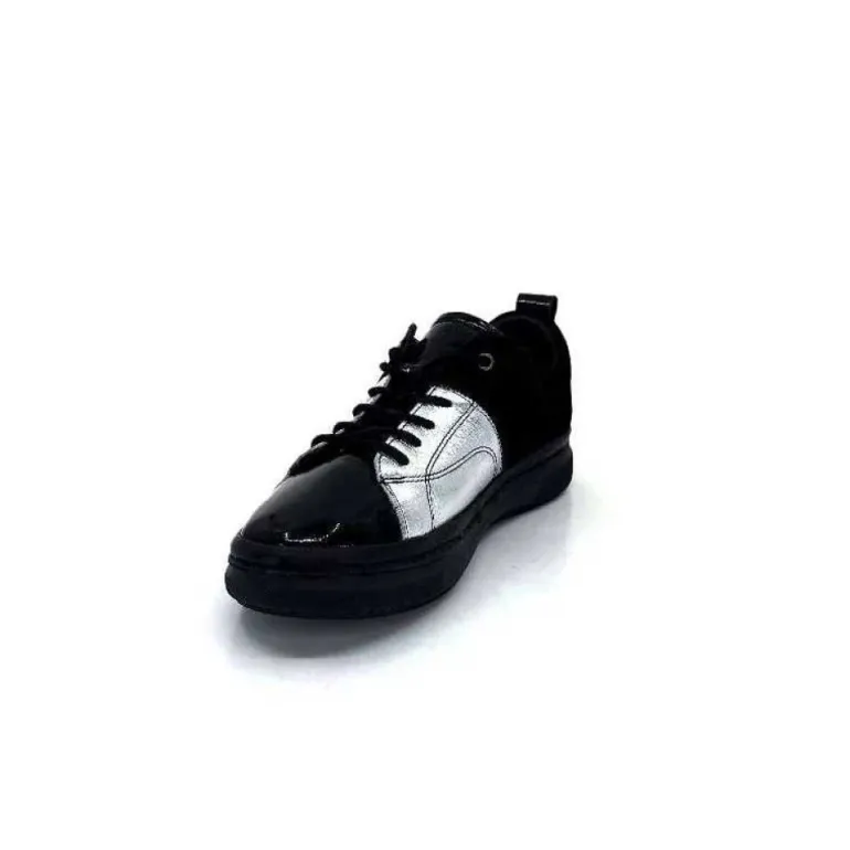 Ivoire 500-353 Cuir Noir & Argente