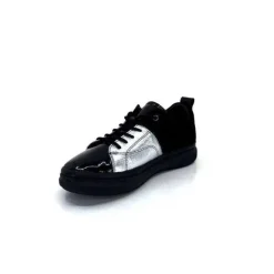 Ivoire 500-353 Cuir Noir & Argente