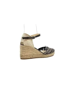 Ivoire 23288 Cuir Tresse Grafite