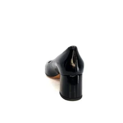 Ivoire 1601 Cuir Vernis Noir