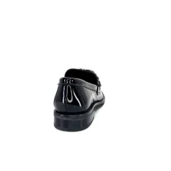 Ivoire 77502 Falconi Cuir Vernis Noir