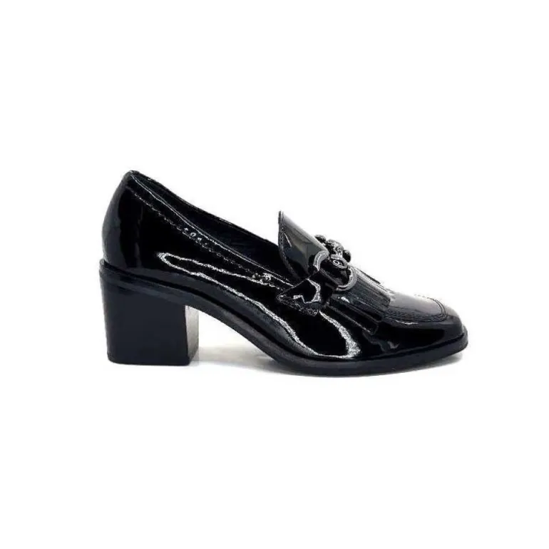 Ivoire 78006 Fortunato Cuir Vernis Noir