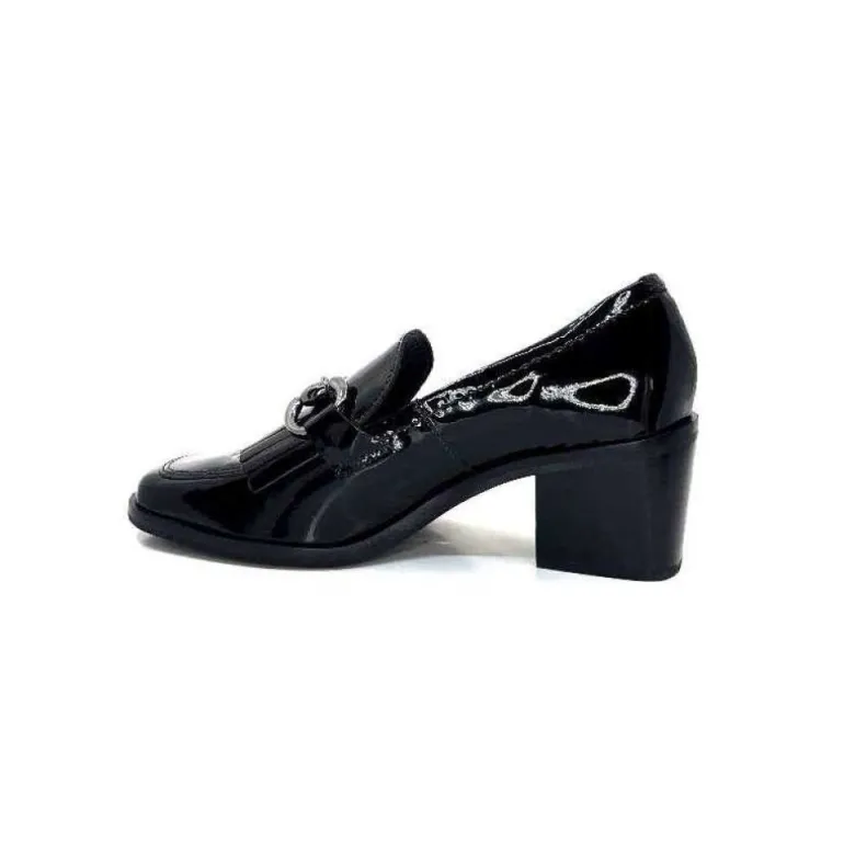 Ivoire 78006 Fortunato Cuir Vernis Noir