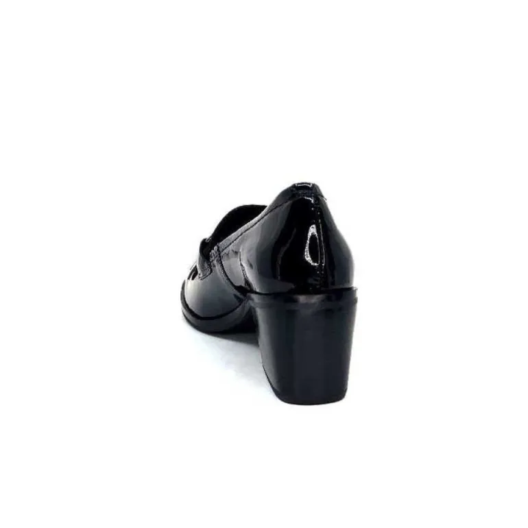 Ivoire 78006 Fortunato Cuir Vernis Noir