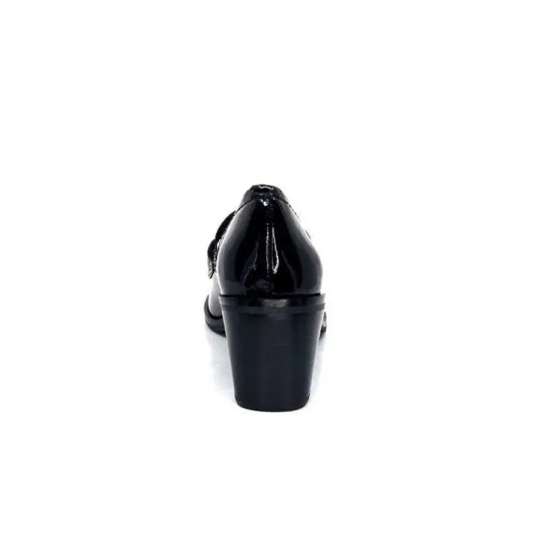 Ivoire 78006 Fortunato Cuir Vernis Noir