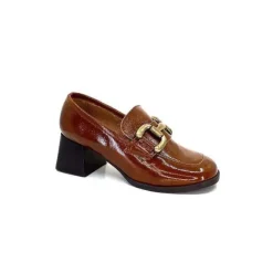 Ivoire 11301A Cuir Vernis Marron