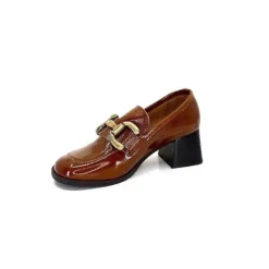 Ivoire 11301A Cuir Vernis Marron