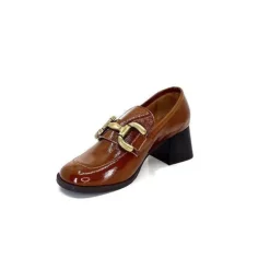 Ivoire 11301A Cuir Vernis Marron