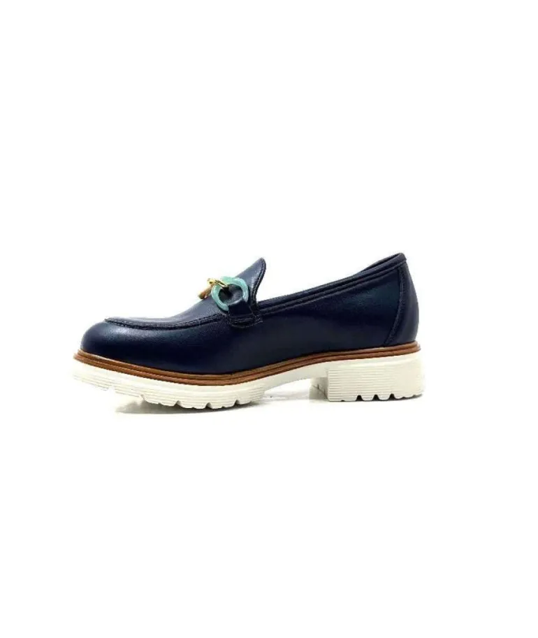 Ivoire 8B 4655 Cuir Marine