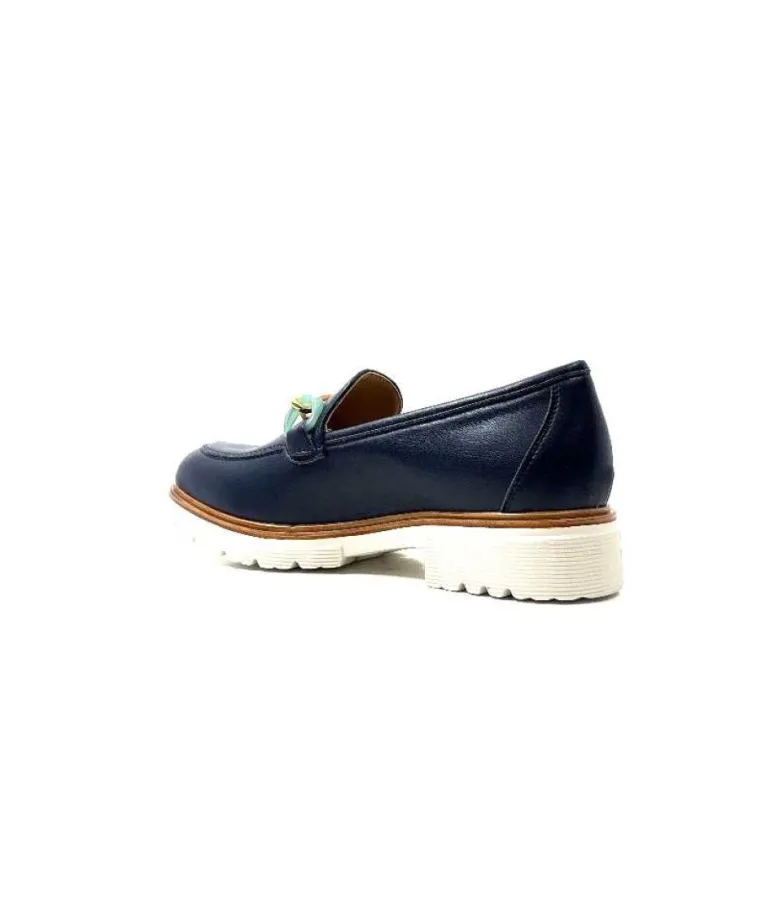 Ivoire 8B 4655 Cuir Marine