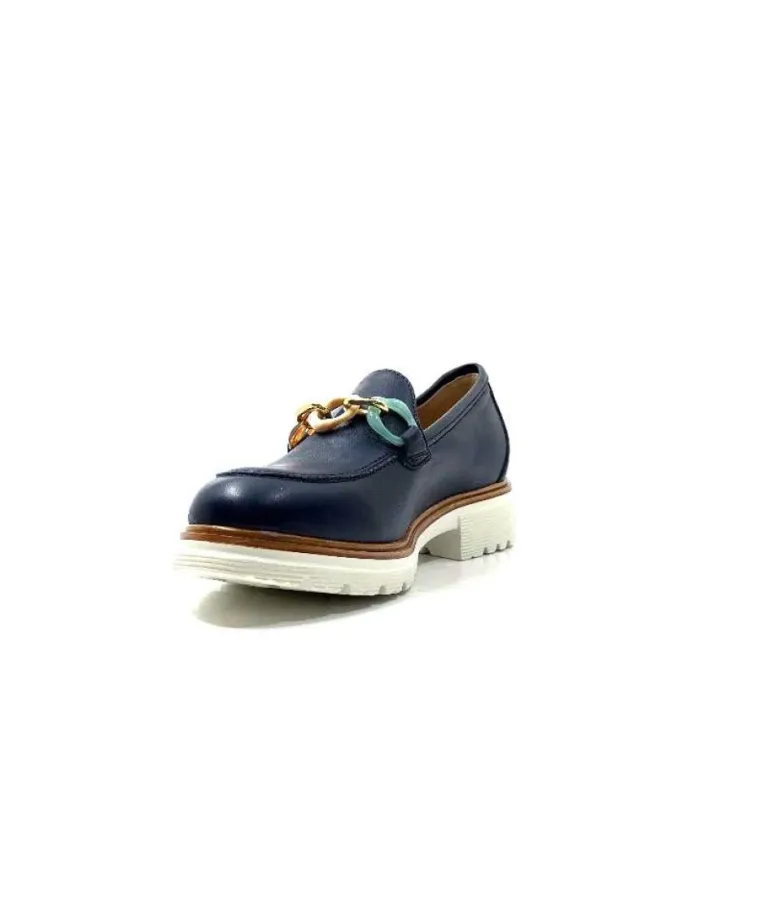 Ivoire 8B 4655 Cuir Marine