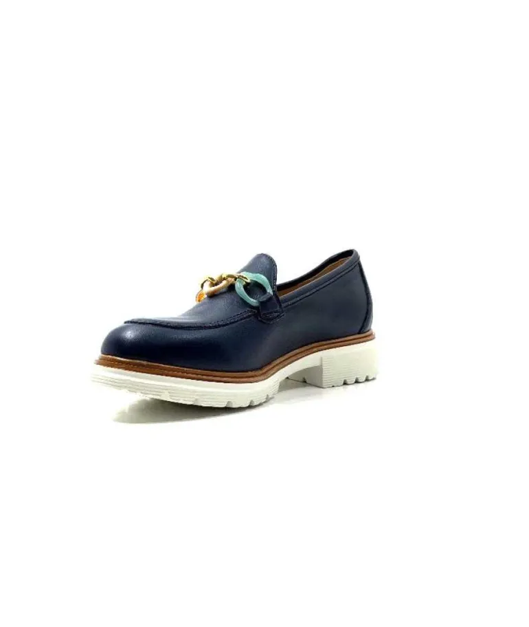 Ivoire 8B 4655 Cuir Marine