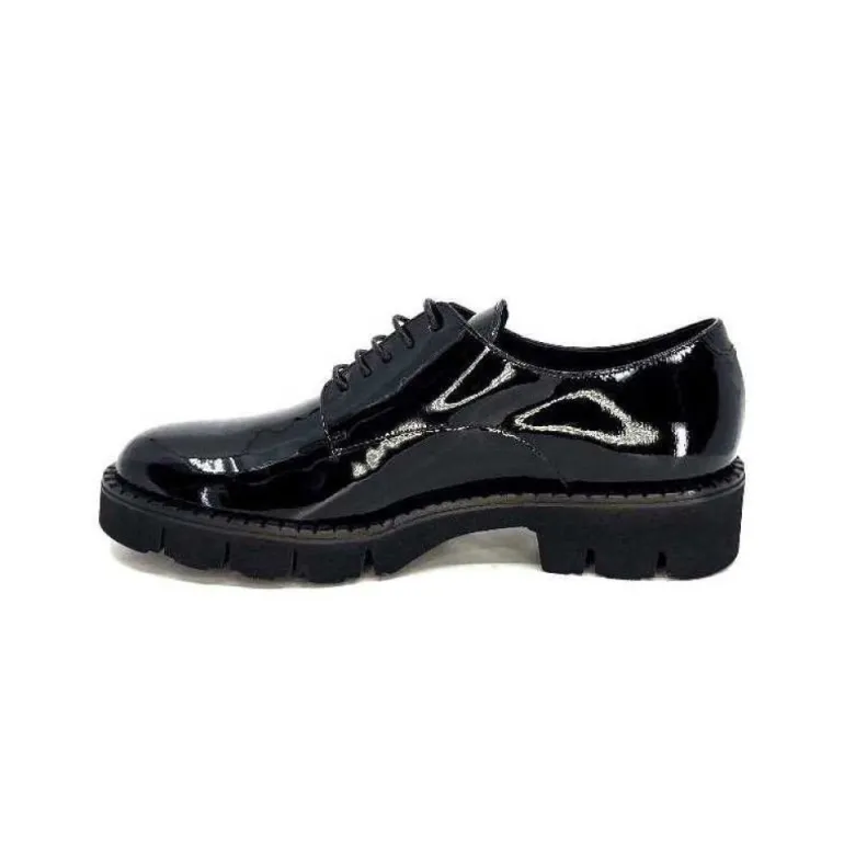 Ivoire B038 Cuir Vernis Noir