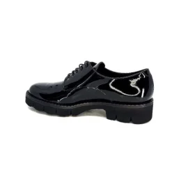 Ivoire B038 Cuir Vernis Noir