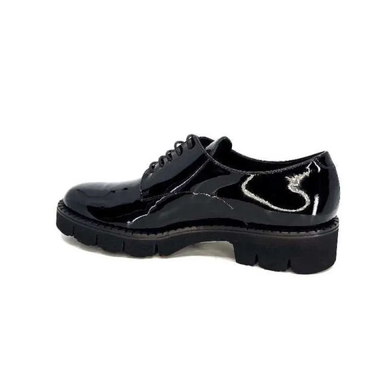 Ivoire B038 Cuir Vernis Noir