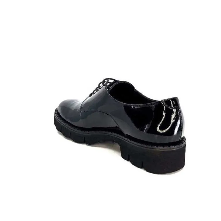 Ivoire B038 Cuir Vernis Noir